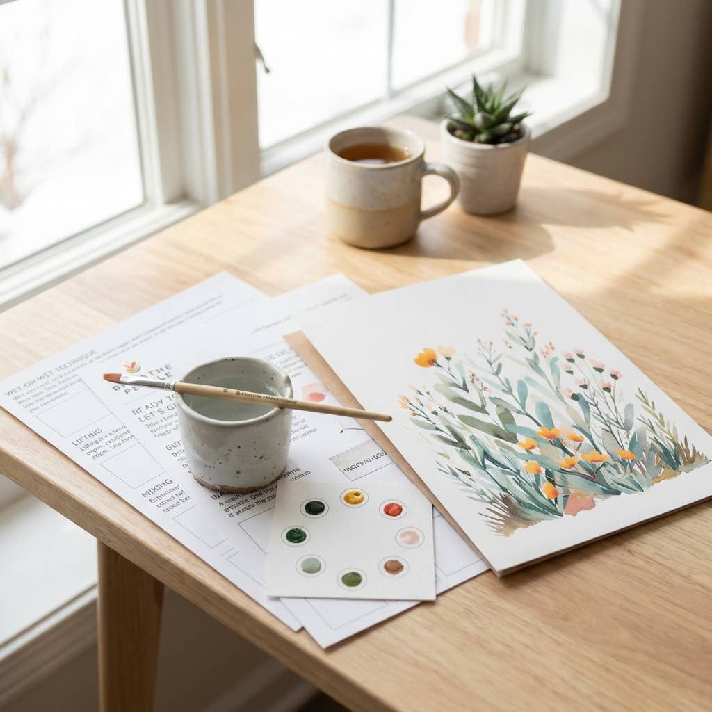 Breathe People All-In-One Watercolor Paint Set - Desert Bloom