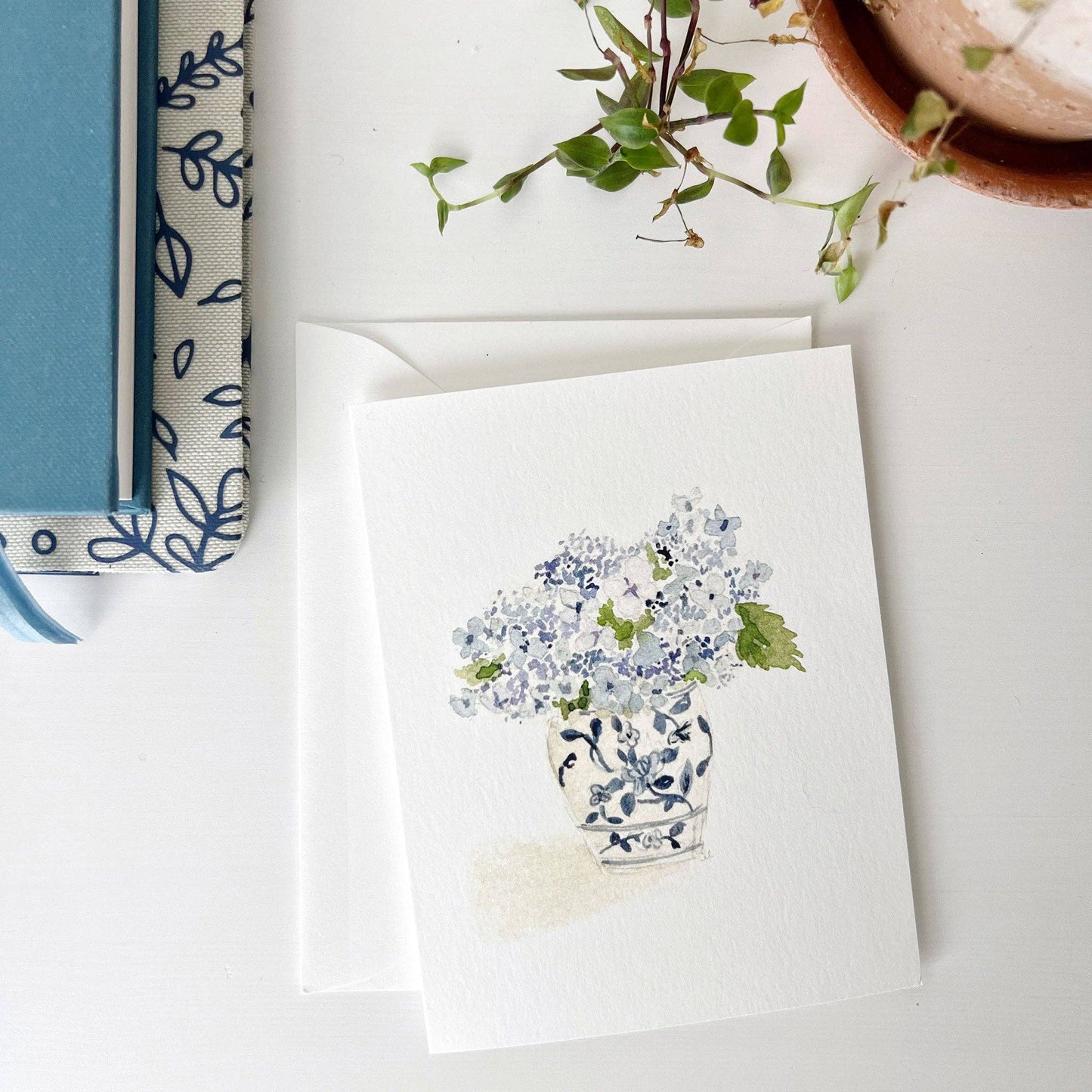 emily lex studio Hydrangea Bouquet Notecards