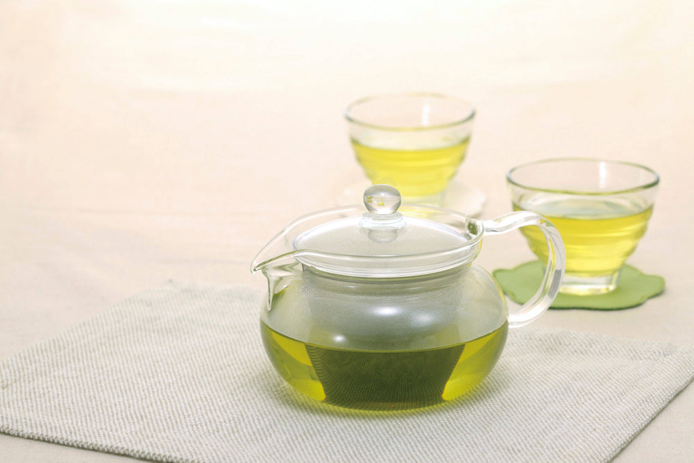 Hario Cha Cha Kyusu Maru - Heatproof Glass Tea Pot