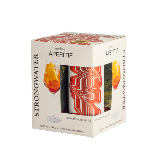 Strongwater Sparkling Aperitif NA Aperol Spritz, 4 Pack