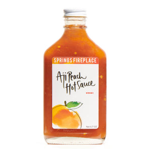 Springs Fireplace Aji Peach Hot Sauce, 6.7 oz