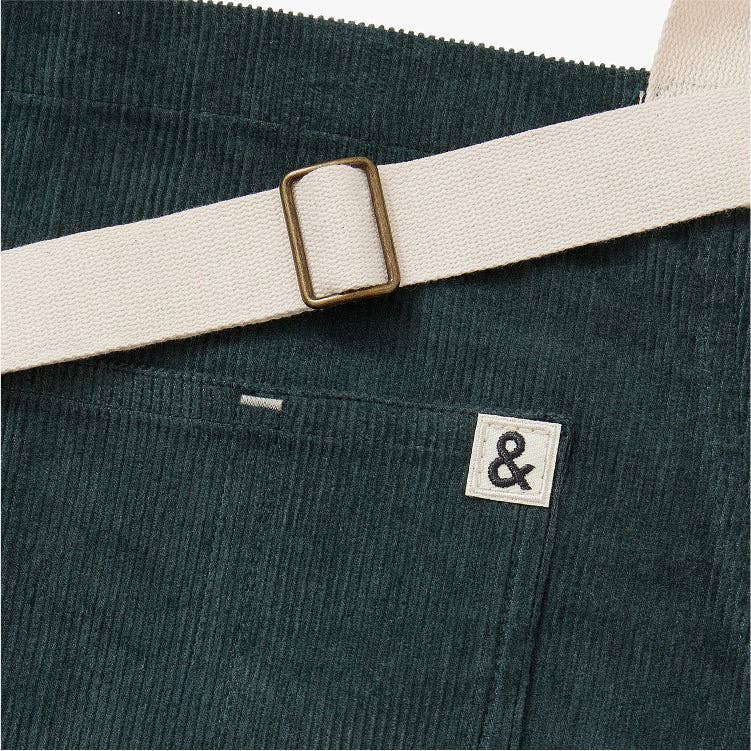 Hedley & Bennett - The Corduroy Essential Apron - Conifer Green