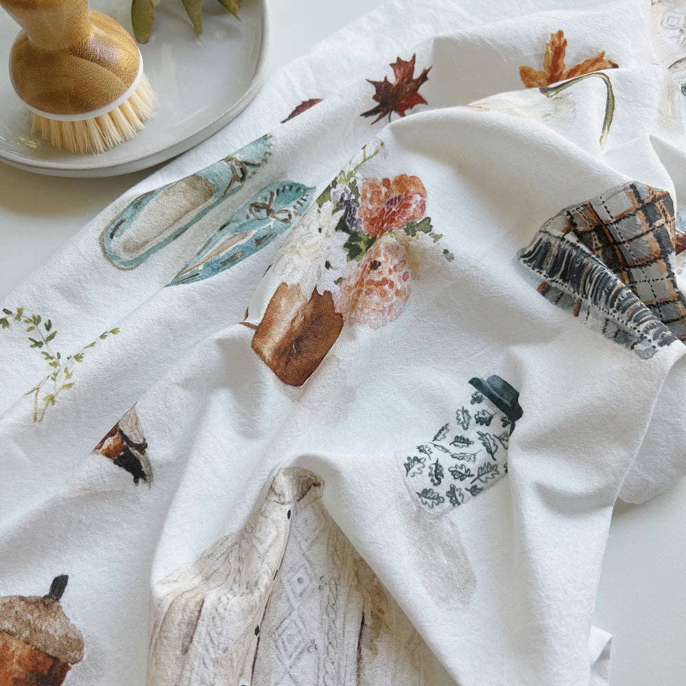 emily lex studio Autumn Tea Towel – The Kitchen