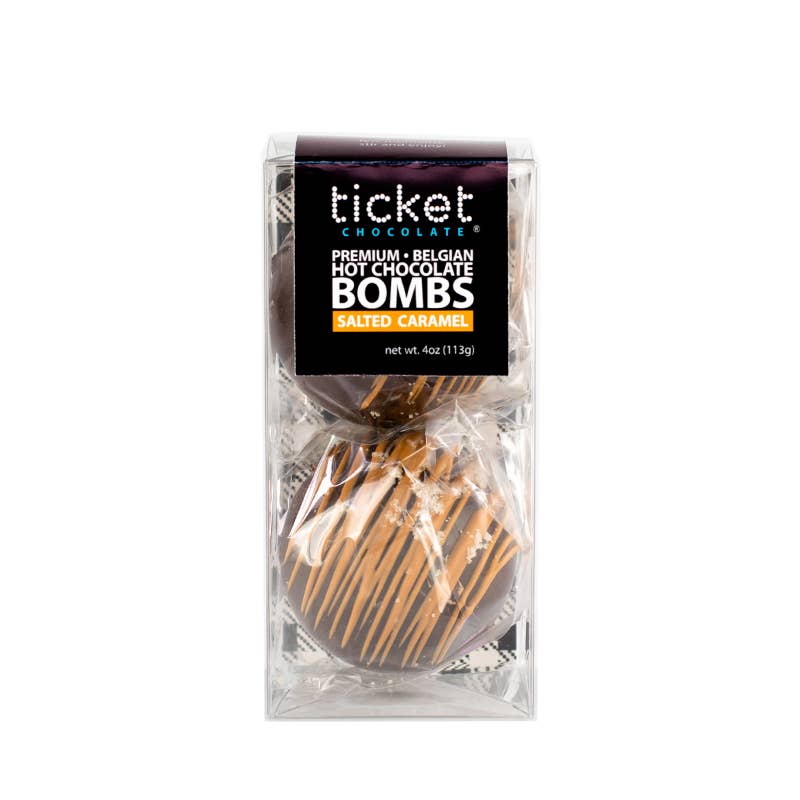 Ticket Chocolate - Hot Chocolate Bomb 2-pack, Milk Chocolate with  Marshmallow