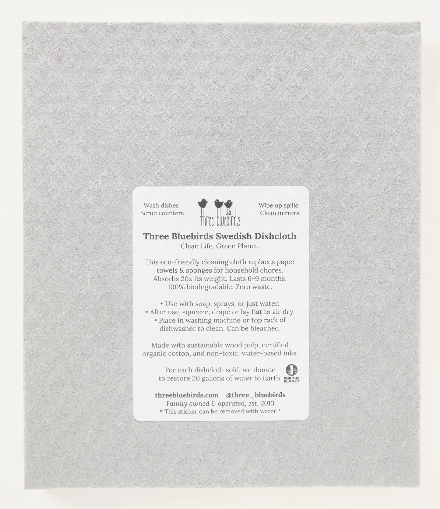 Three Bluebirds Swedish Dishcloths - Bees and Bugs Swedish Dishcloth