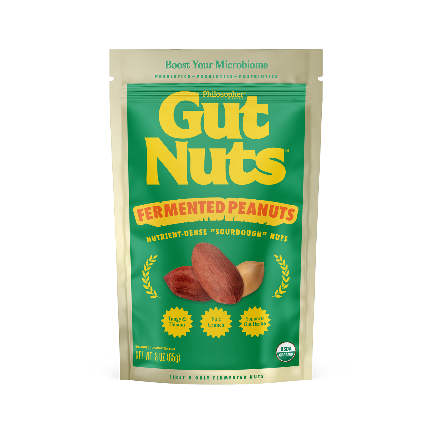 Gut Nuts Sprouted & Fermented "Sourdough" Peanuts