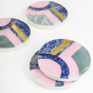 Provence Marble Coasters