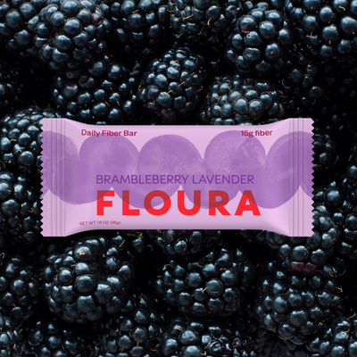 Floura & Co Brambleberry Lavender Fiber Snack Bar