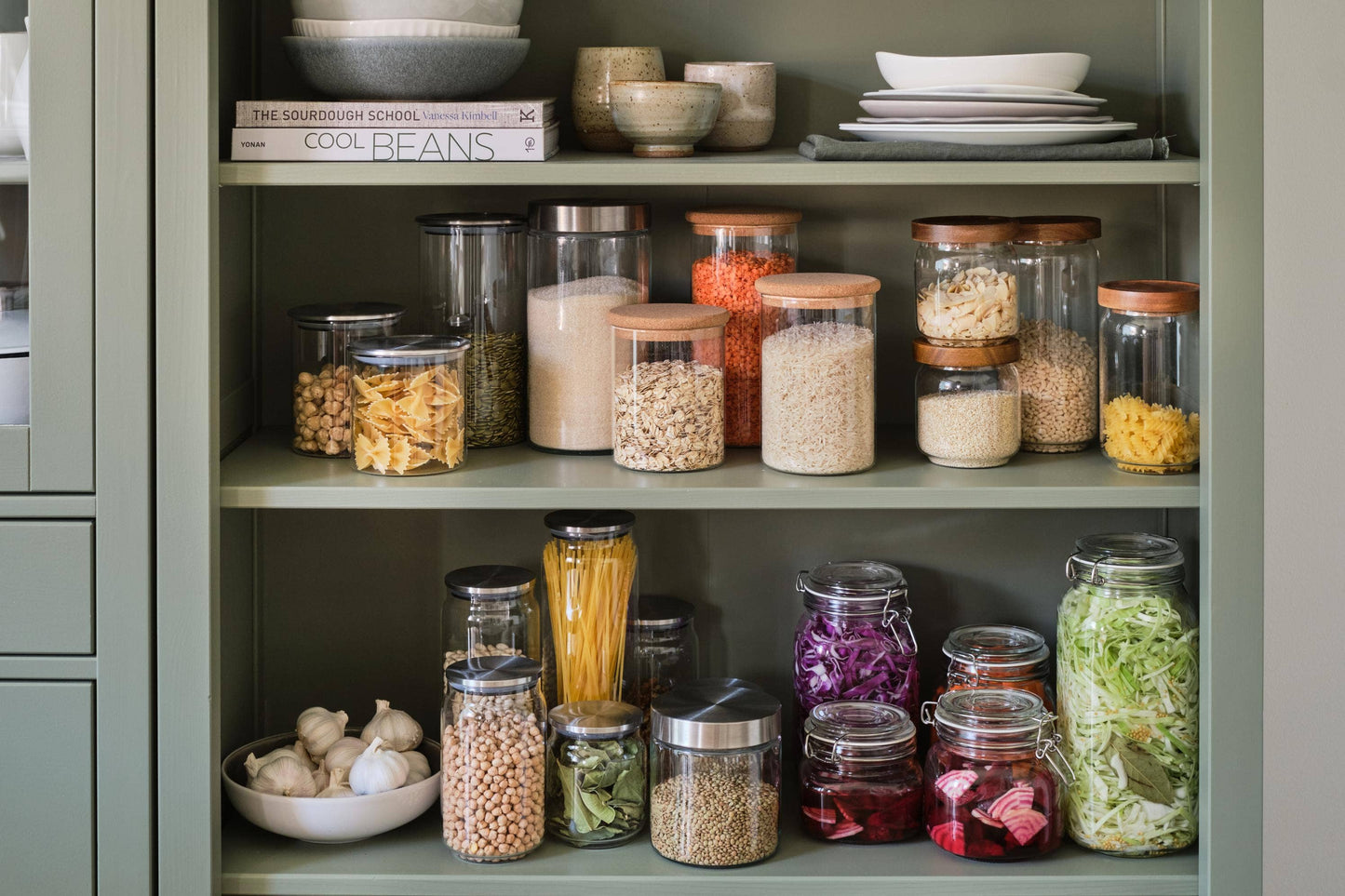 Canister Borosilicate with Cork Lid, 30oz