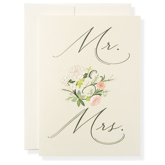 Karen Adams Designs - Mr. &. Mrs. Greeting Card