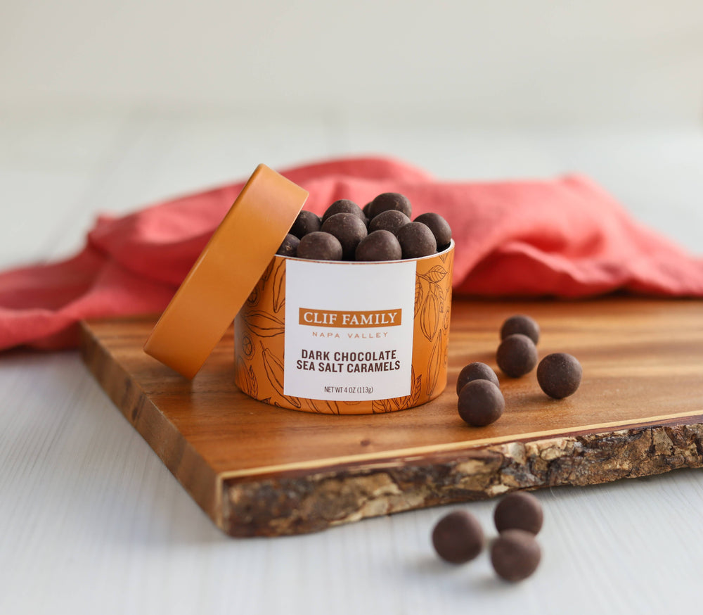 Clif Family Napa Valley - Dark Chocolate Sea Salt Caramels