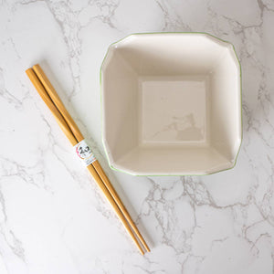Urban Tokyo Takeout Box Serving Bowl With Chopsticks - Panda