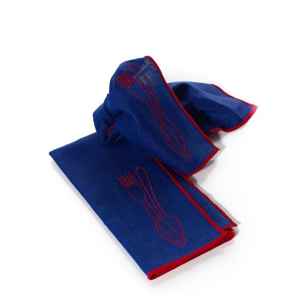 MÆGEN Linen Blend Cutlery Napkins, Set of 2