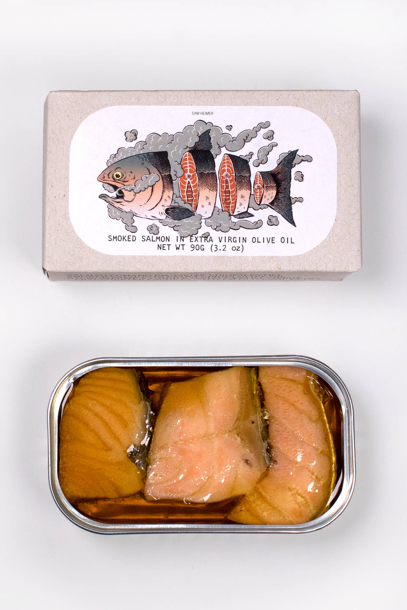 José Gourmet Smoked Salmon in Extra Virgin Olive Oil, 90g