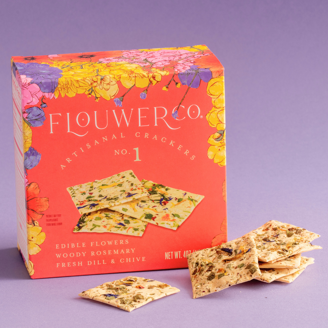 FLOUWER CO. - No. 1 - Artisanal Crackers, Case of 12