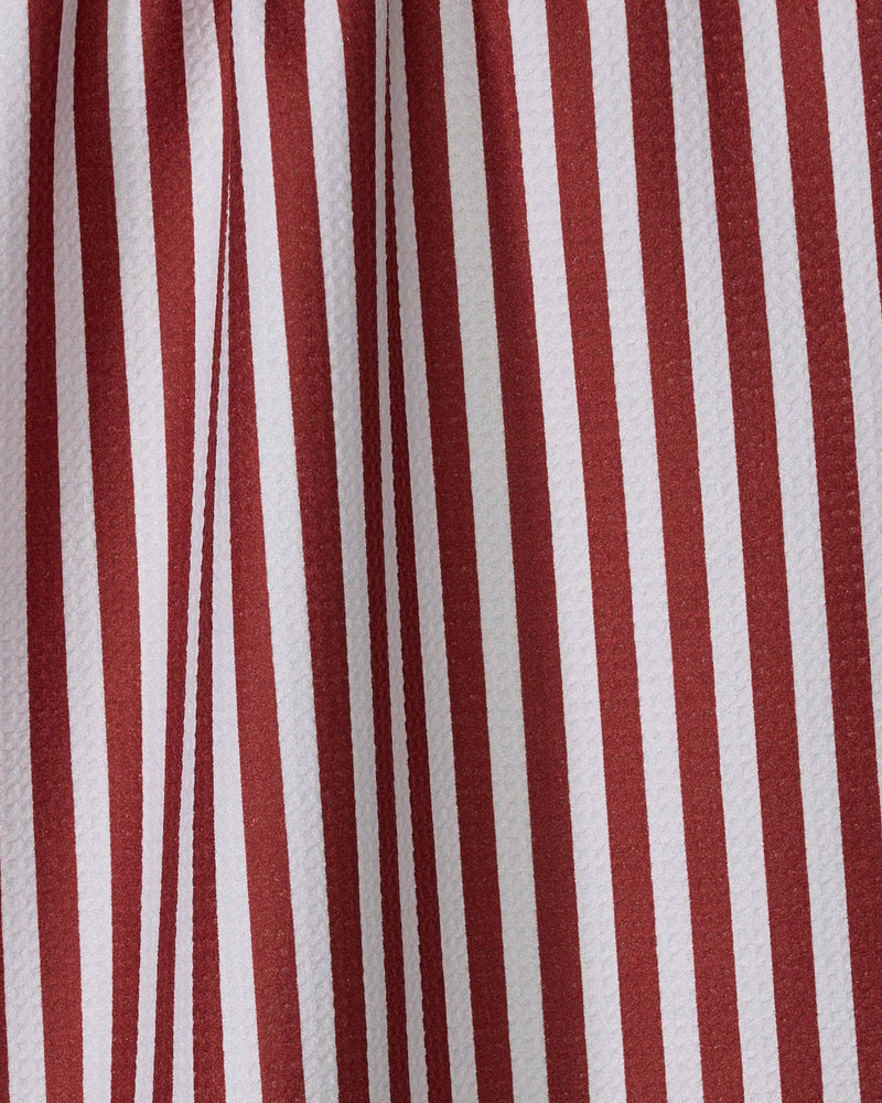 Geometry - Ribbon Red Tea Towel