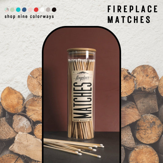 Vintage Fireplace Apothecary Matches