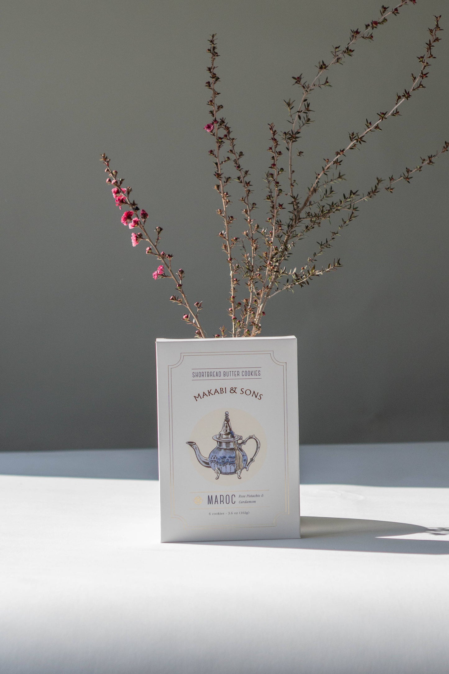 Makabi & Sons - Rose Pistachio Cardamom Cookies - Maroc