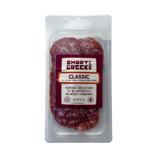 Short Creek Farm Sliced Classic Salami, 2.5oz