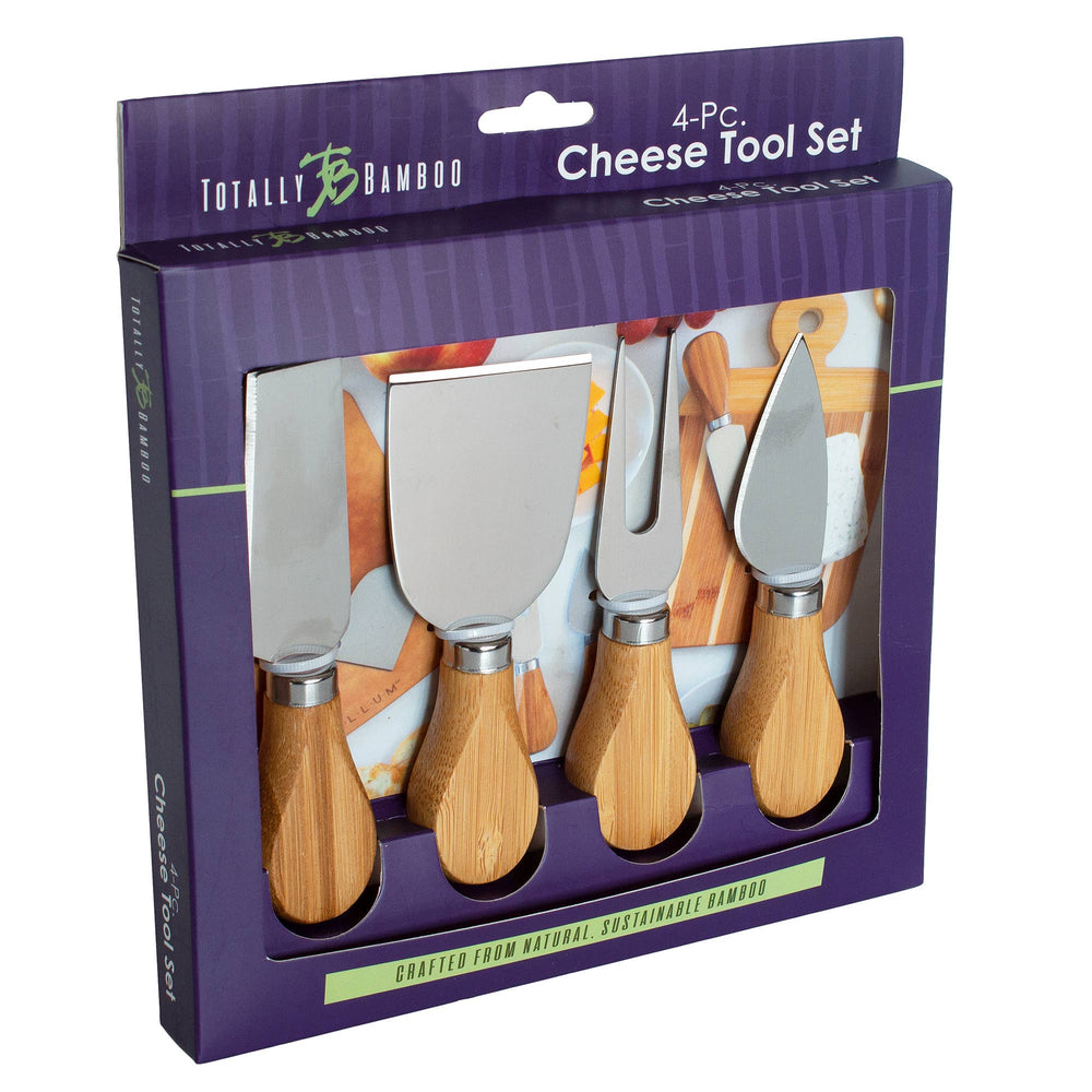 Totally Bamboo - 4-Piece Cheese Tool Set