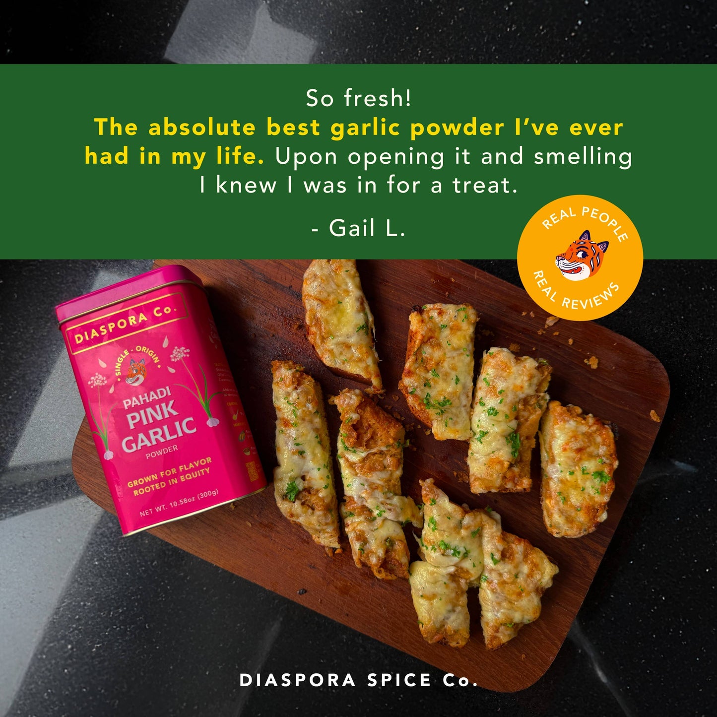 Diaspora Spice Co. - Pahadi Pink Garlic (Powder) -  Single-Origin Spice