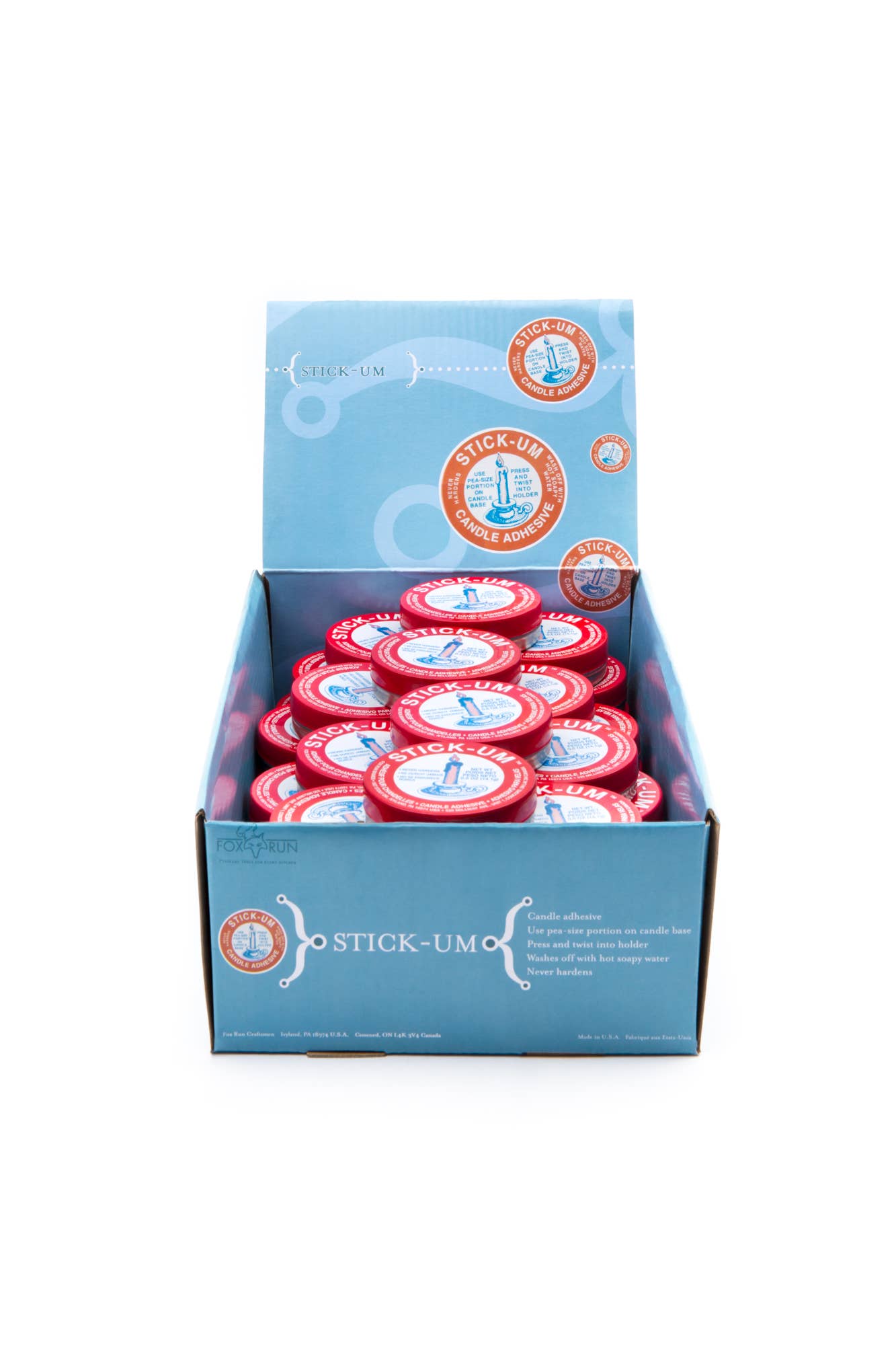 Fox Run Stick-Um Candle Adhesive, 0.5 oz