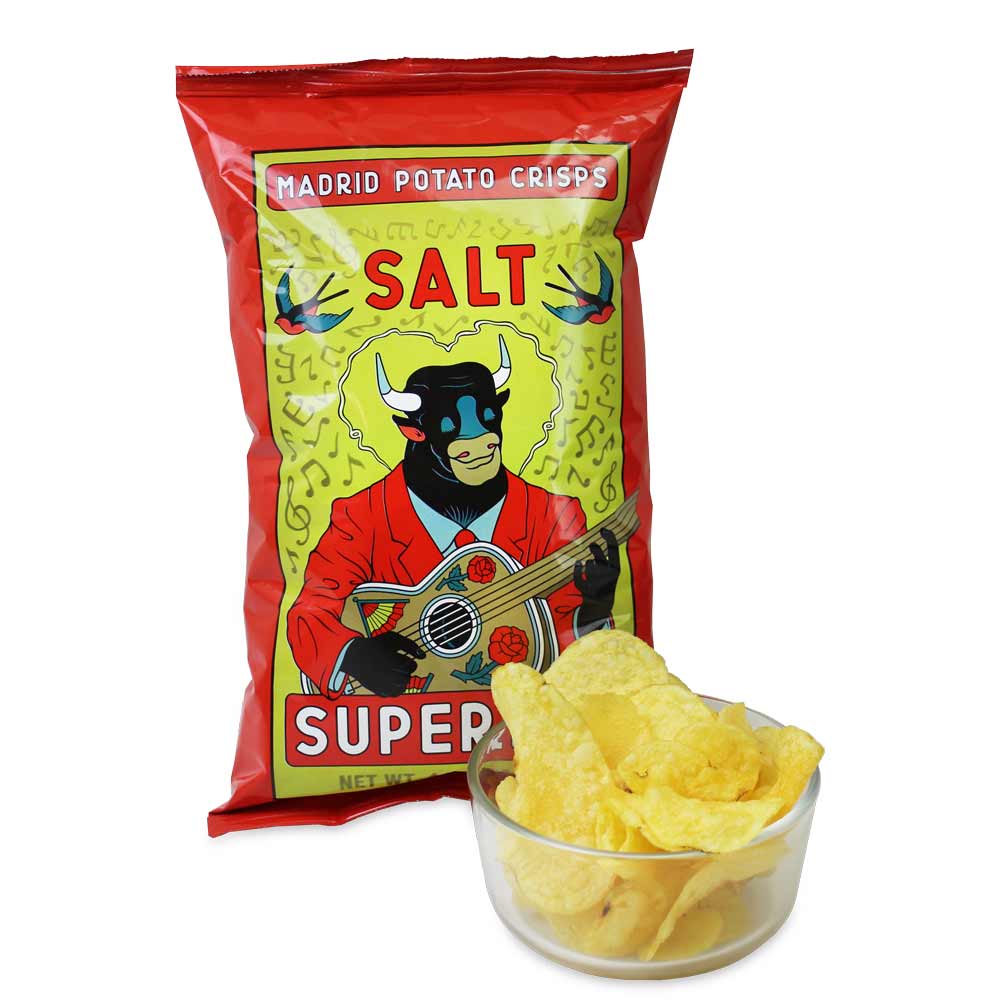 Superbon Chips de Madrid - Salt Potato Chips, 135g