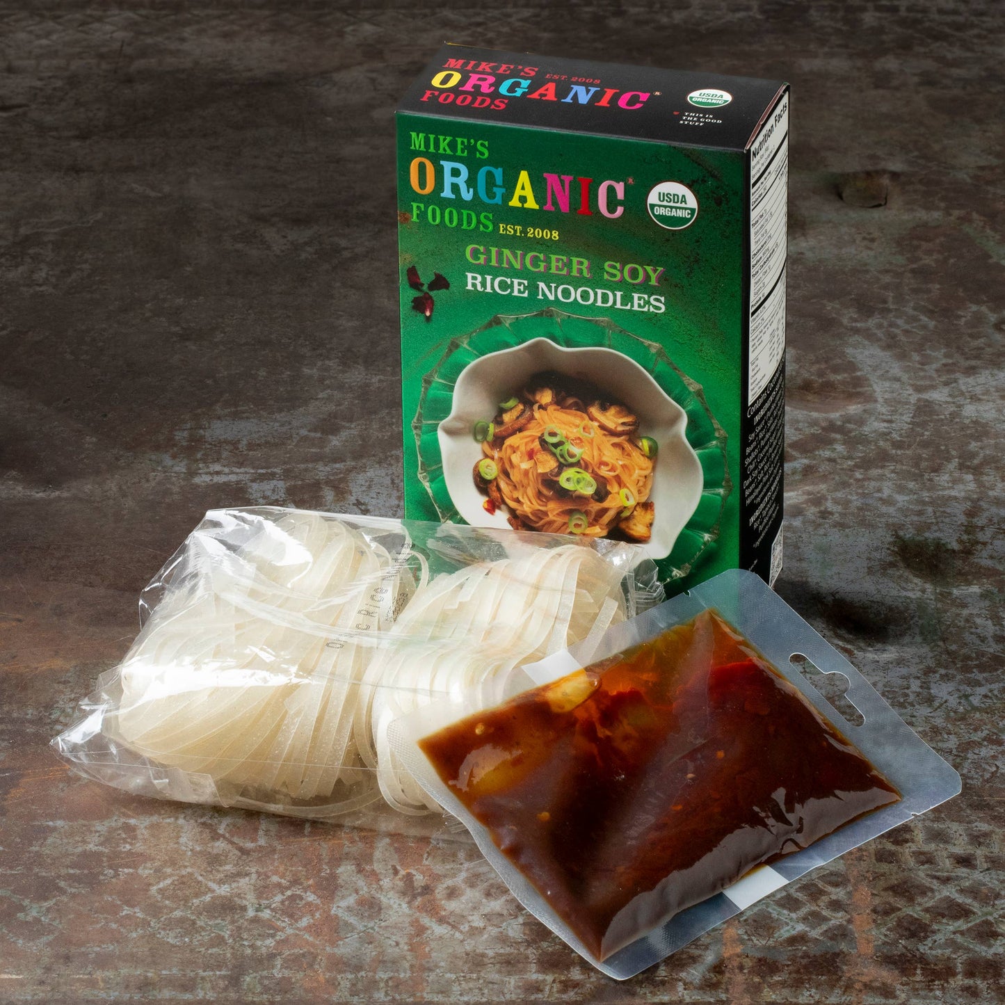 Mike's Organic Curry Love Ginger Soy Sauce Noodle Kit