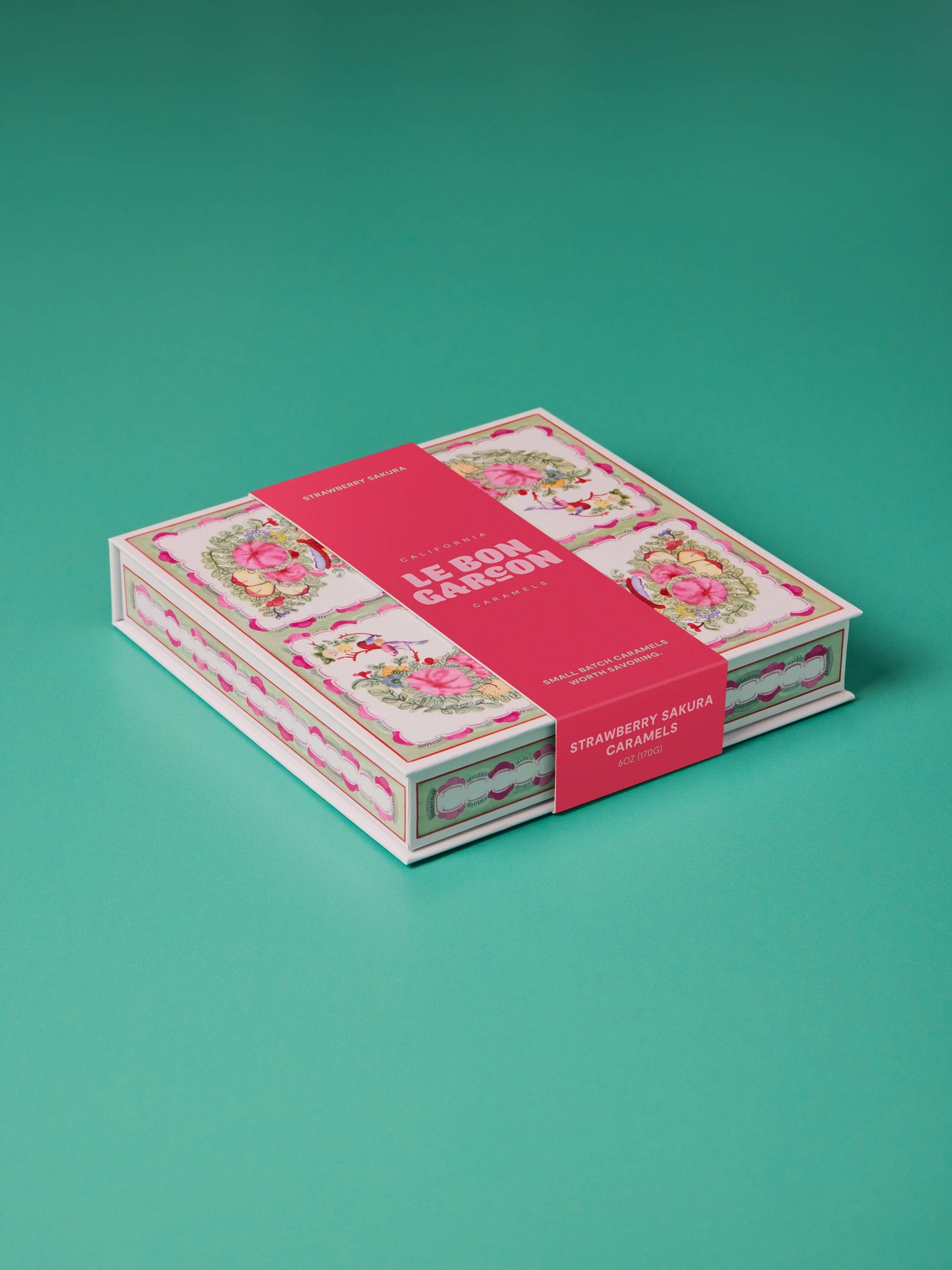 Le Bon Garcon Strawberry Sakura Caramels, 6oz