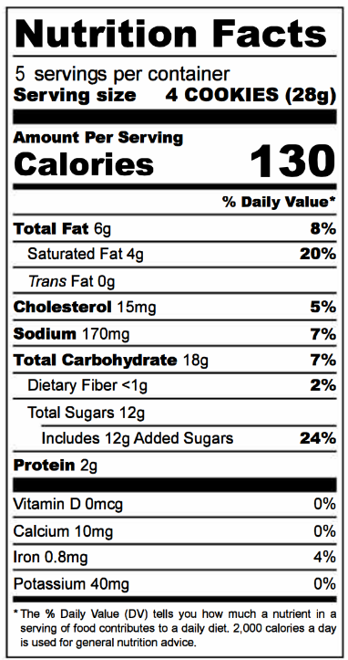Fancypants Baking Pumpkin Chocolate Chip Cookies, 5oz