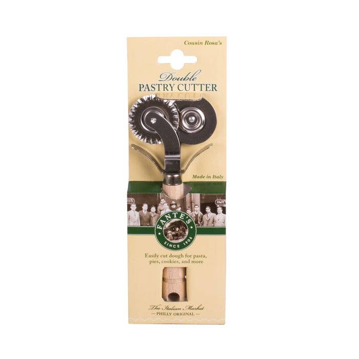 HIC - Harold Import Co. - Fantes Double Pastry Ravioli Pasta Dough Cutter Crimper