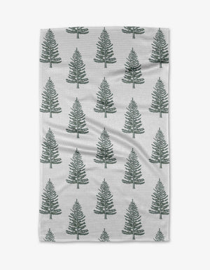 Geometry - Frosted Trees Tea Towel