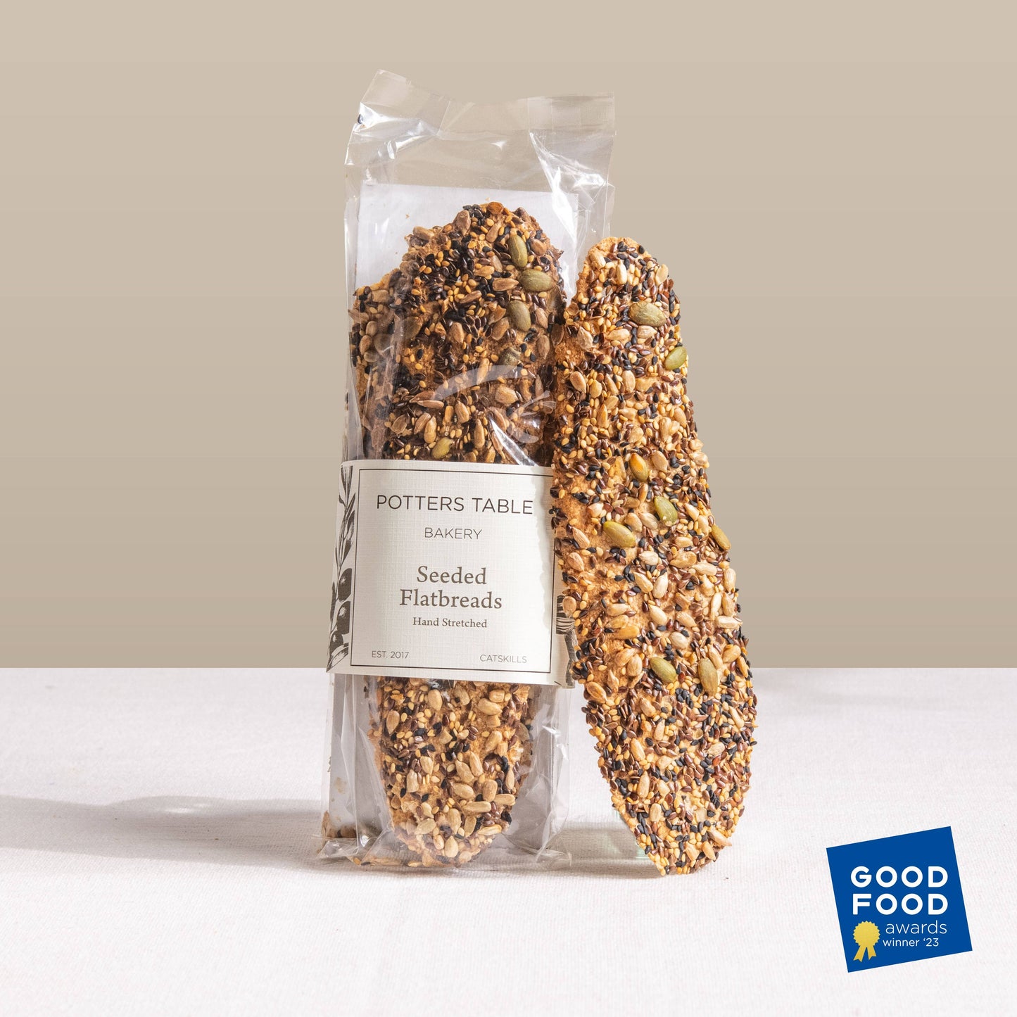 Potters Table - Seeded Olive Oil Flatbreads