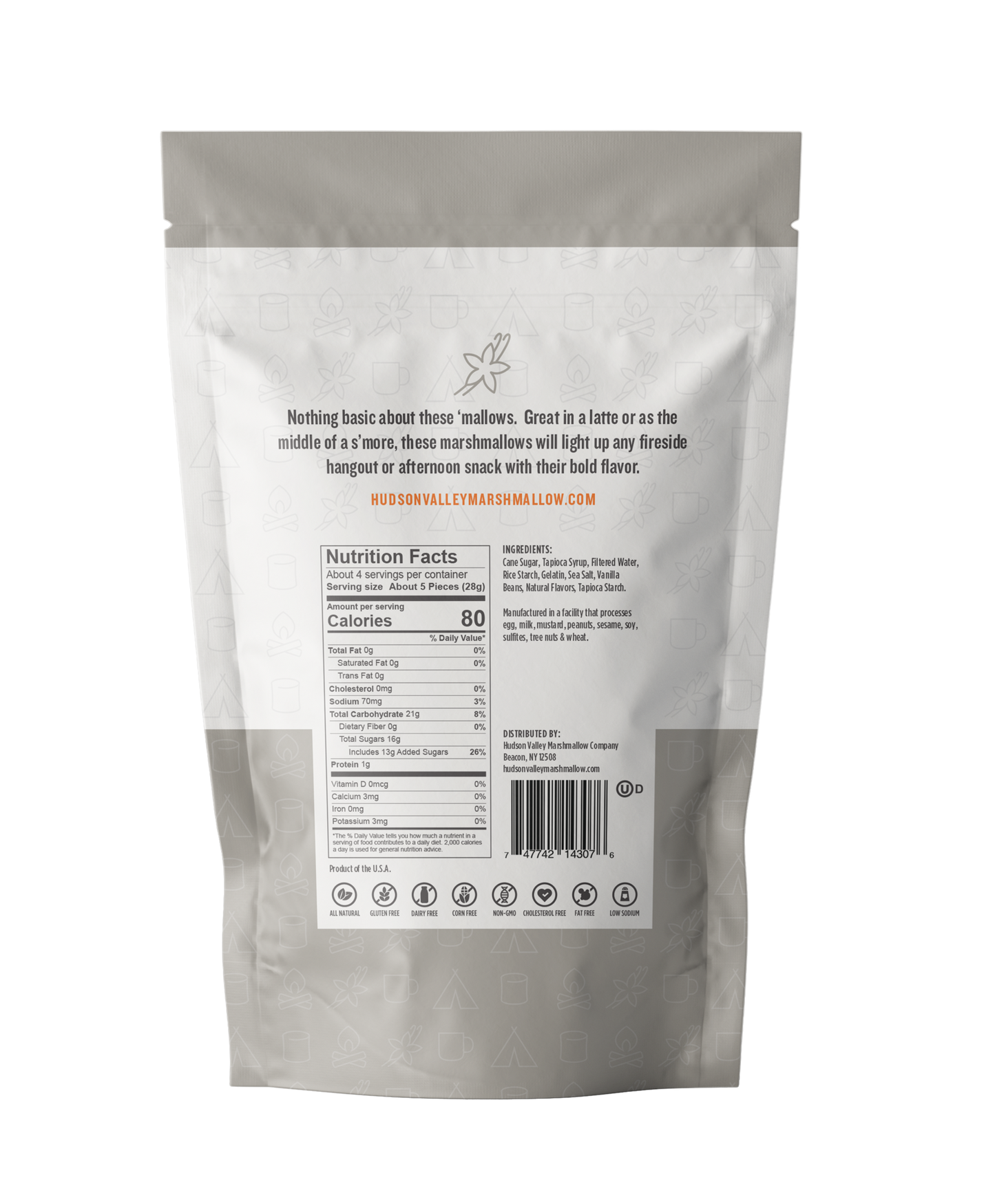 Hudson Valley Marshmallow Company Vanilla Bean Marshmallows, 4oz