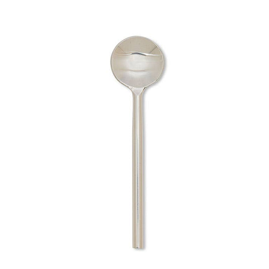 Modern Small Silver Spoon, 4.5" L