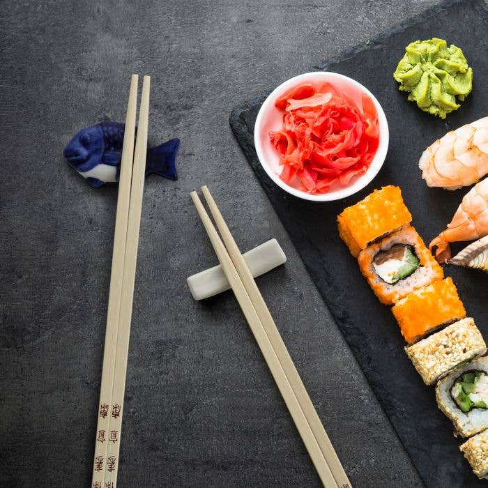 Helen's Asian Kitchen Fish Chopstick Rests, Set of 5