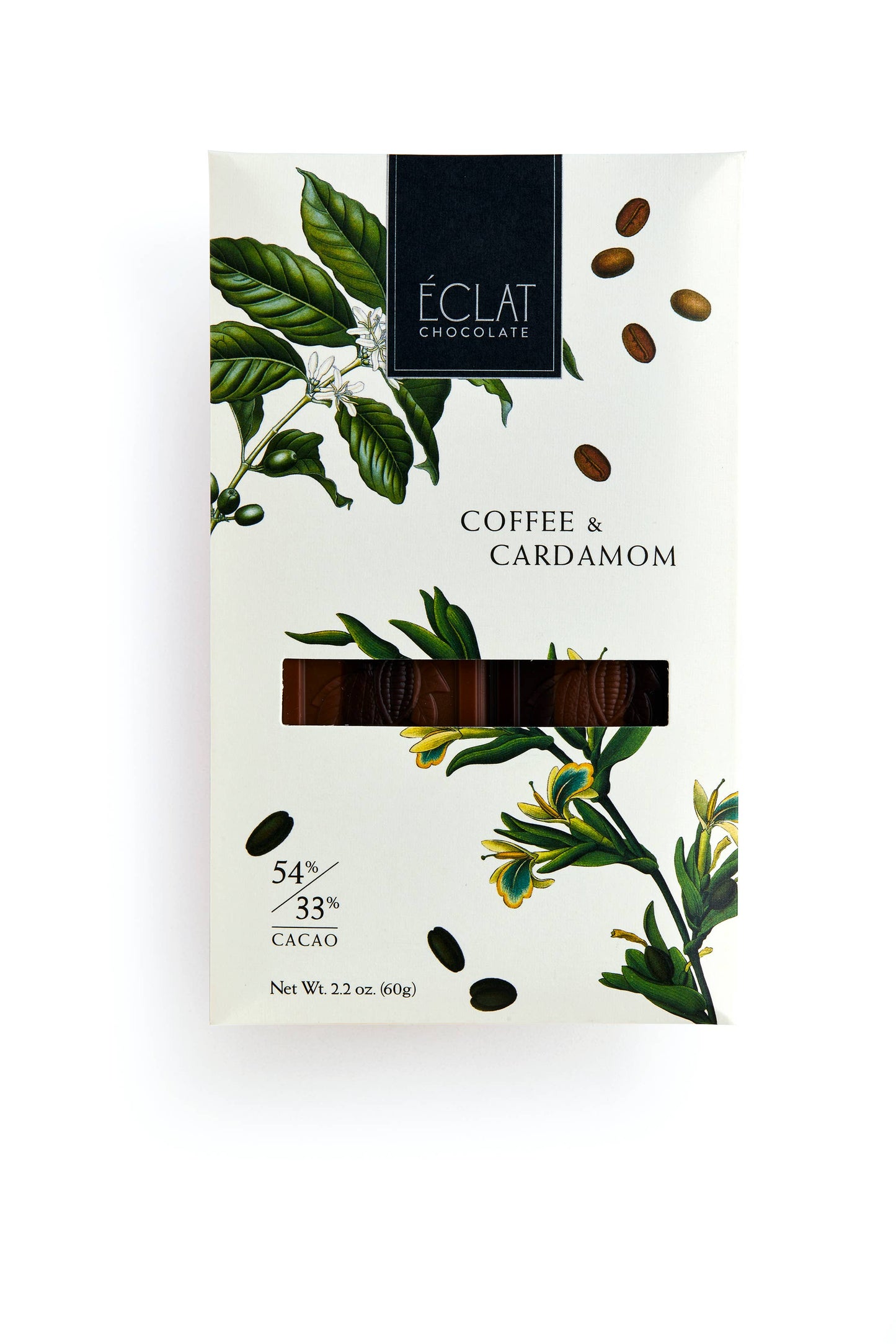 Éclat Chocolate Coffee & Cardamom Parallel Chocolate Bar