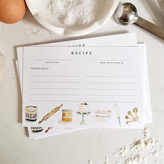 emily lex studio Baking Recipe Cards