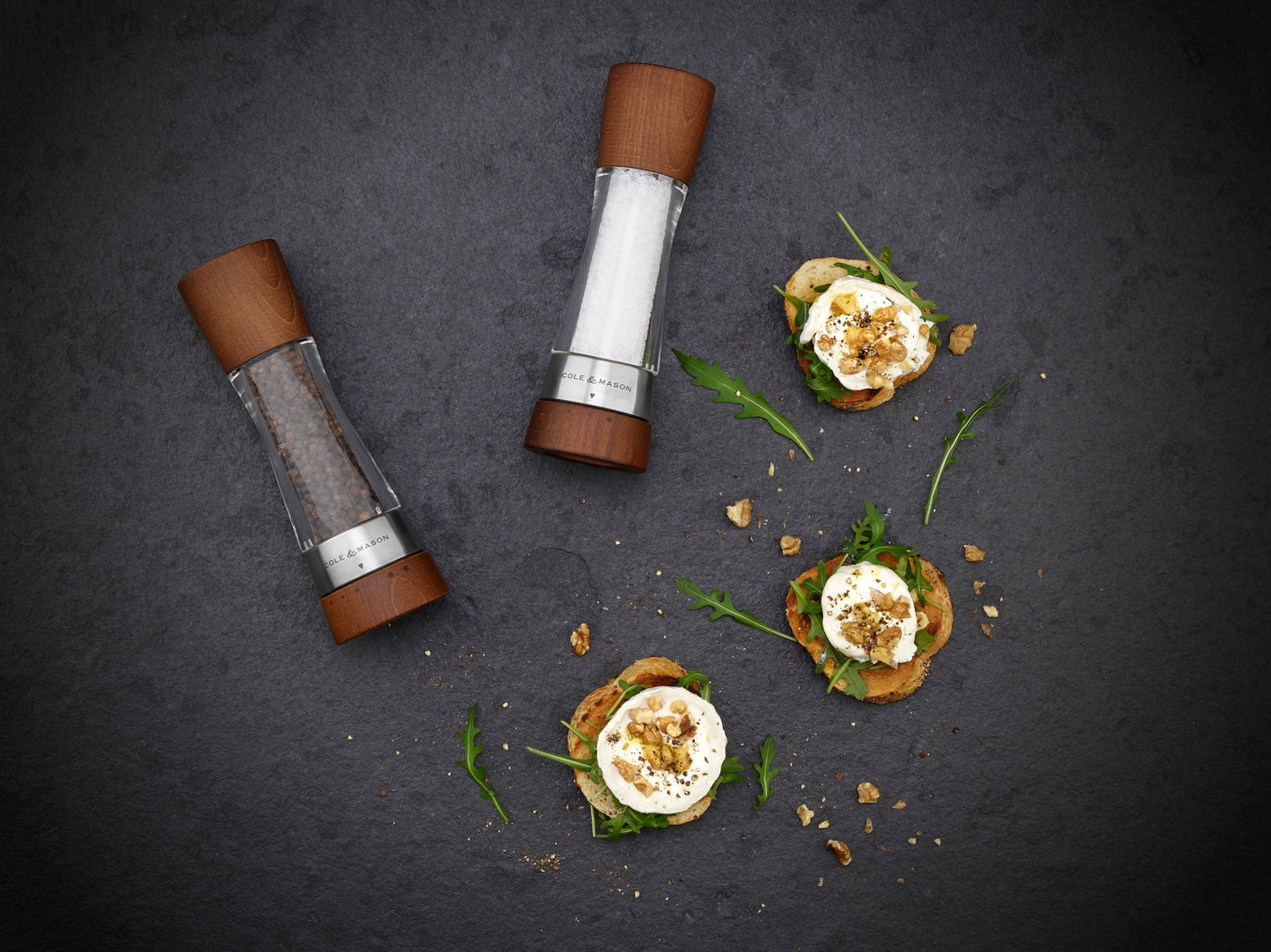 Cole & Mason Derwent Forest Wood Salt & Pepper Set