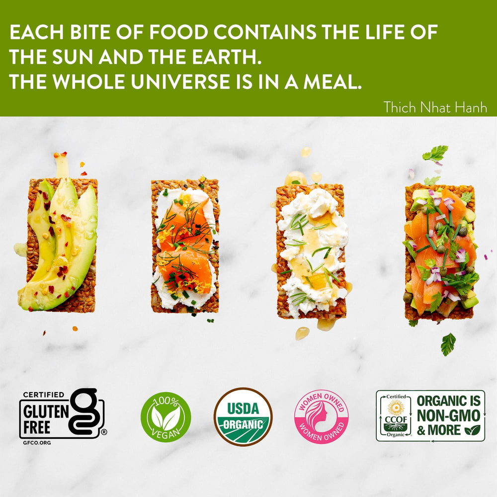 The Organic Pantry Sunflower Flaxseed Crackers