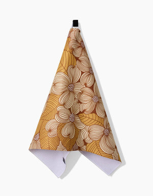 Geometry - Dogwood Tea Towel