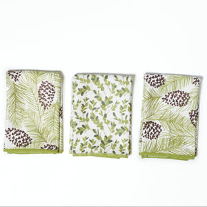 Once Again Home Mighty Mini Reversible Towel - KN Greens, Set of 3