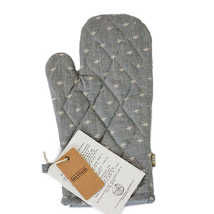 Raine & Humble - Wild Bee Single Oven Glove-Slate