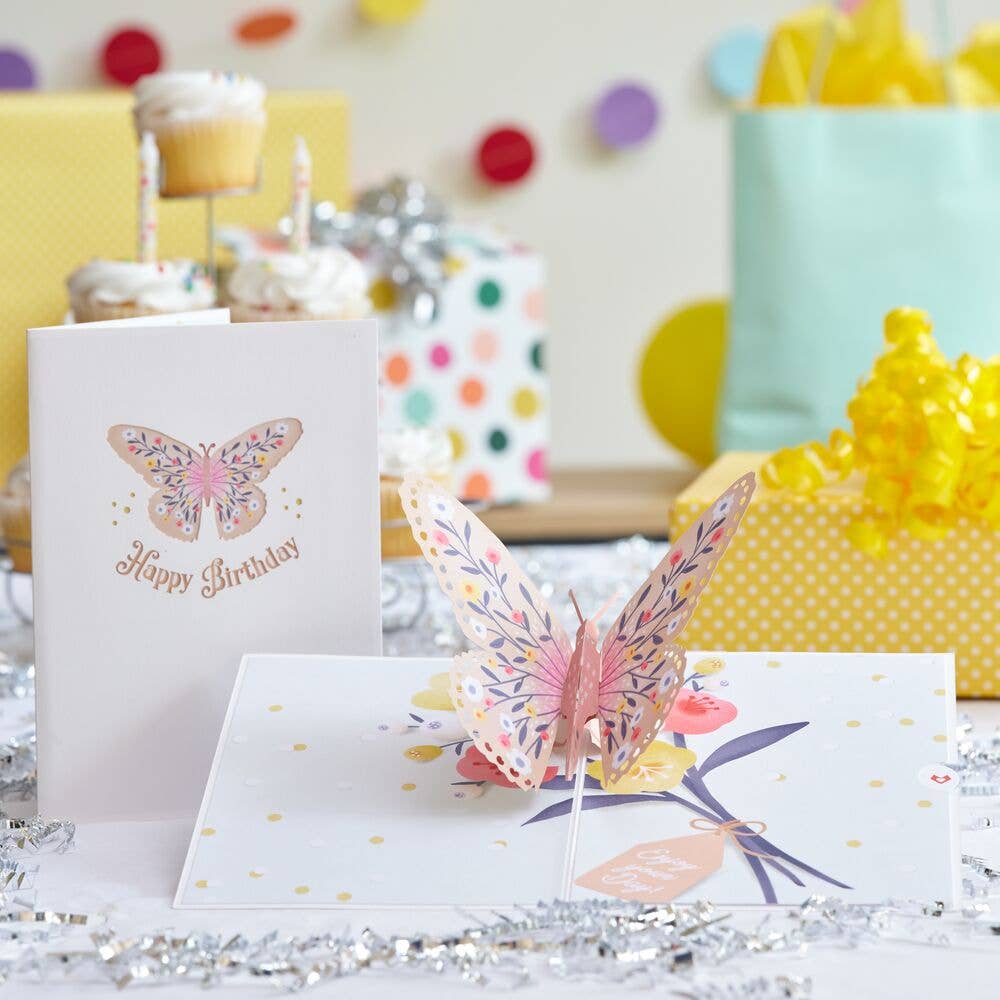 Lovepop Birthday Butterfly Pop-Up Card