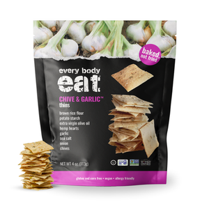 Every Body Eat® Chive & Garlic Snack Thins, 4oz