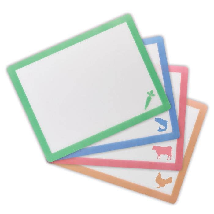 Flexible Cutting Board Mat, Set Of 4