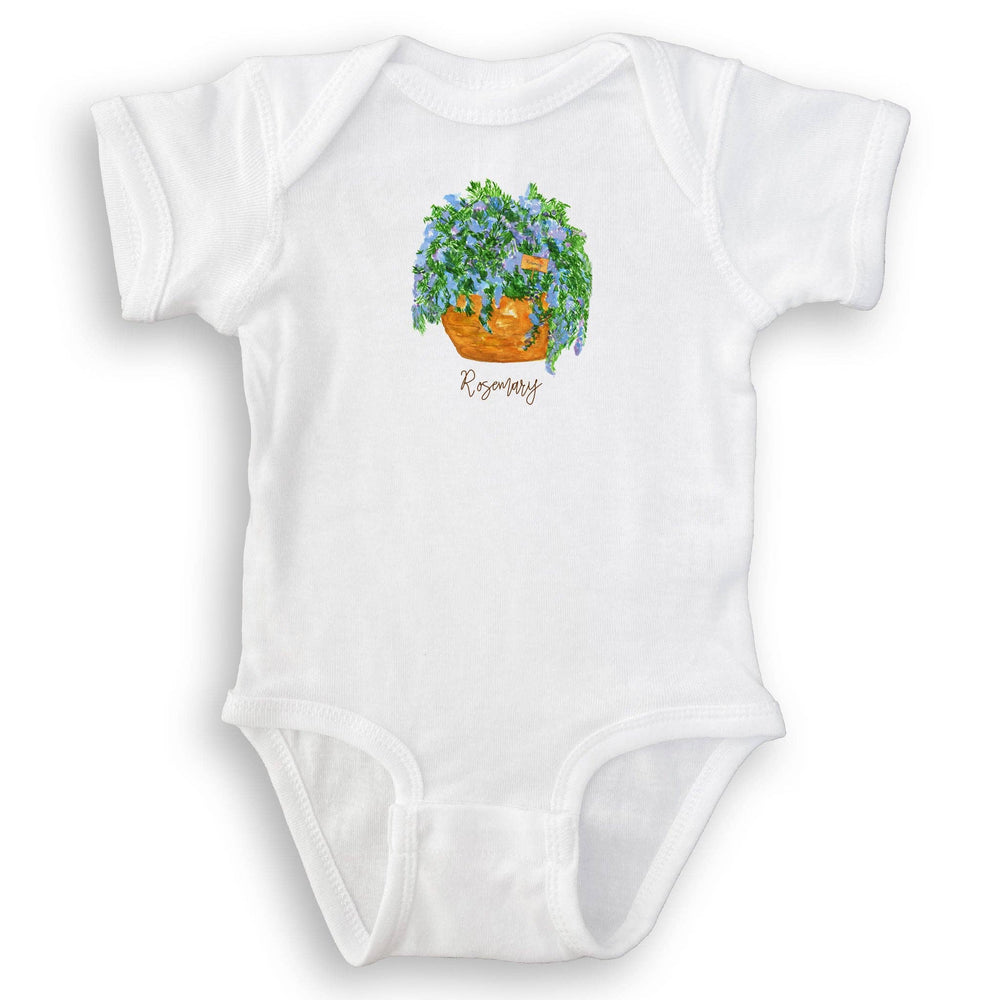 Flowering Rosemary Dishtowel