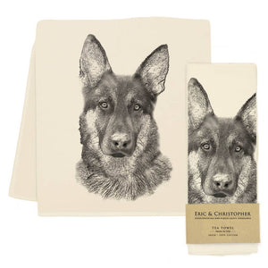 Eric & Christopher - German Shepherd Tea Towel