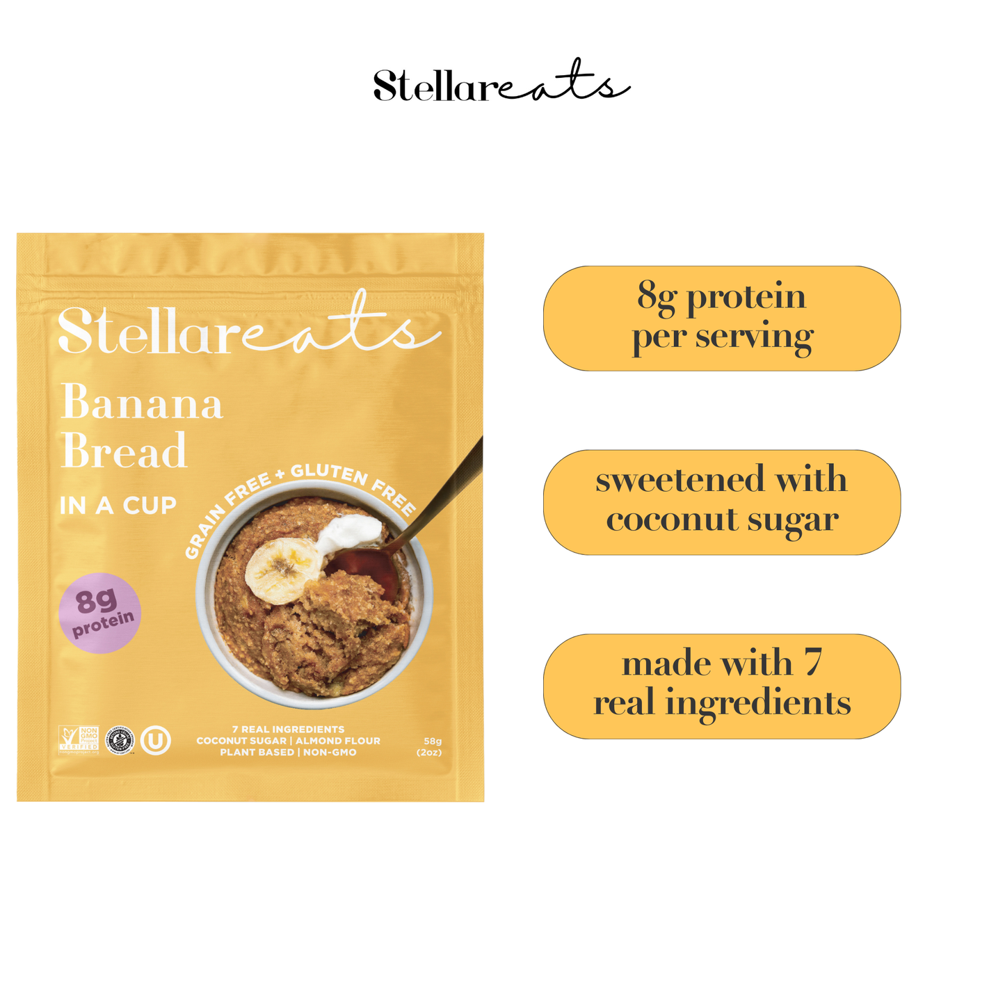 Stellar Eats Instant Treat - Banana Bread In A Cup