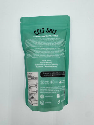 Celt Salt By Nature's Pantry - Celtic Sea Salt, Fine Ground - 1lb (16oz) Resealable Bag